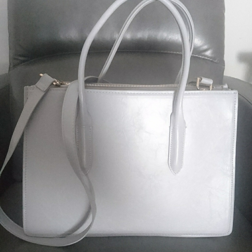 H&M powder blue/grey purse